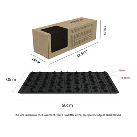 Attikee Foot Massager Acupressure Mat, Foldable & Waterproof Feet Massage Stimulator Mat for Muscle Relaxation, Long-Time-Standing, Working, Leisure, Gifts for Dad Mom Wife Husband