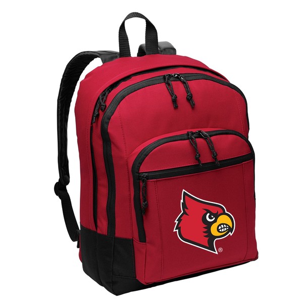 University of Louisville Backpack MEDIUM CLASSIC Style With Laptop Sleeve