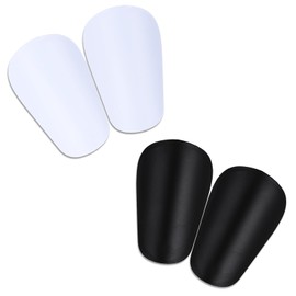 OWLMATE 4pcs Mini Shin Pads Small Shin Pads Small Shin Pads Football Shin Pads for Men Women Boys Girls Graffitiable DIY