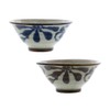 Tableware East Rice Bowl, Ryukyu Karaksa, Set of 2 Colors,