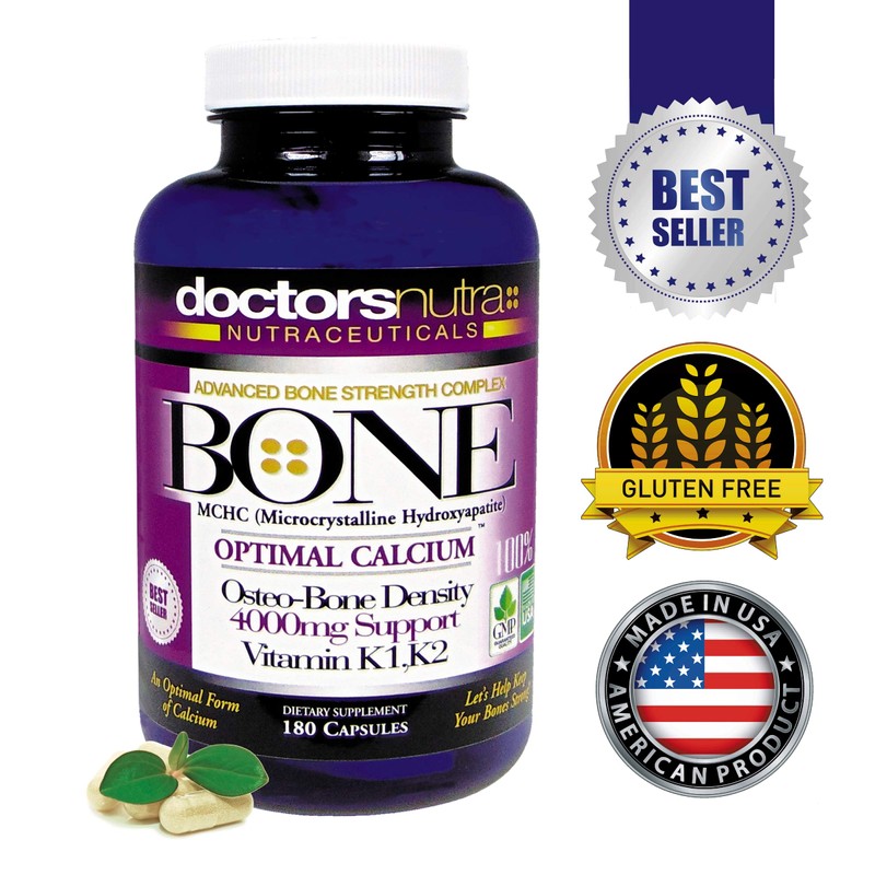 Doctors Nutra Nutraceuticals Calcium 1000 Milligrams with 4000 Milligrams MCHC
