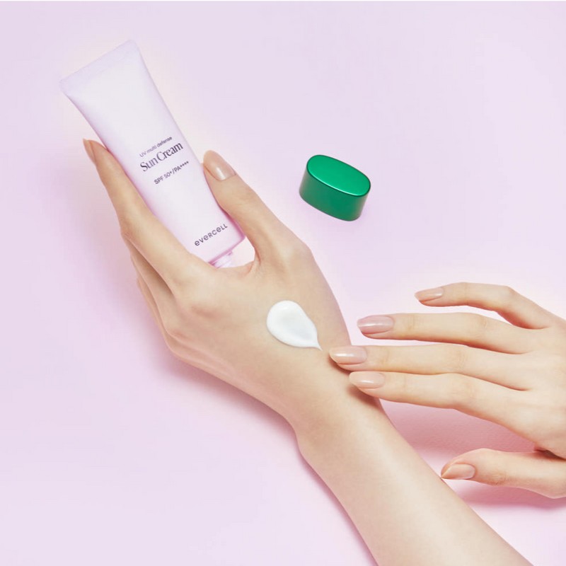 뉴블리 Evercell Sunscreen UV Multi Defense Moisturizing Vitamin Whitening 45ml