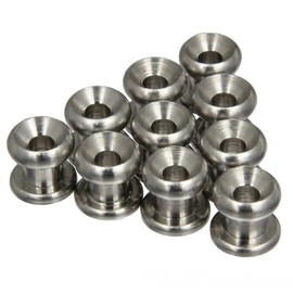 316 Stainless Steel Bungee Shock Cord Loop Tie Down, Knobs Canvas Cover (20 Pack)