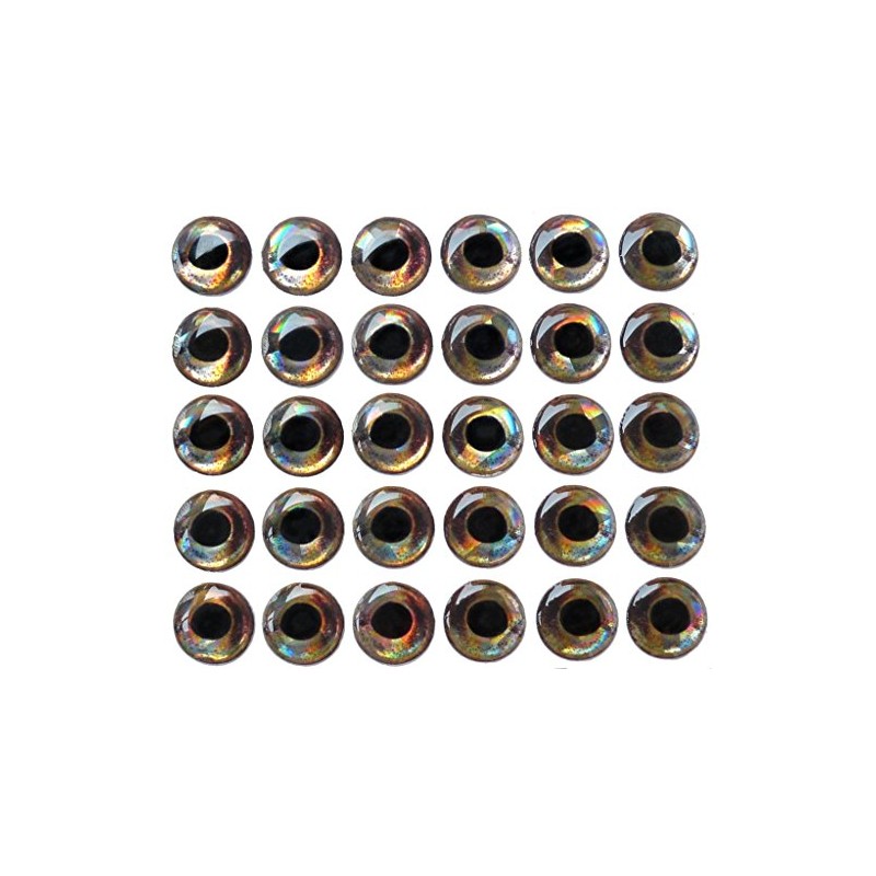 Brule 3-D Hard Epoxy Eyes (Chub-S, 3mm)