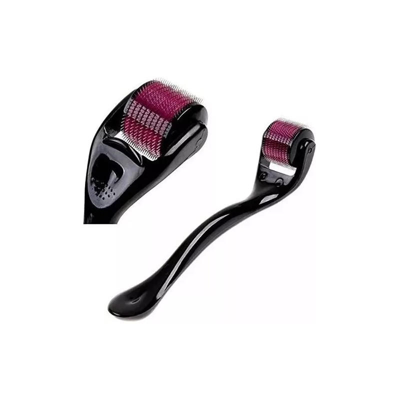 Dermaroller Facial Barba 0.5 Mm Titanio Regenera Colágeno