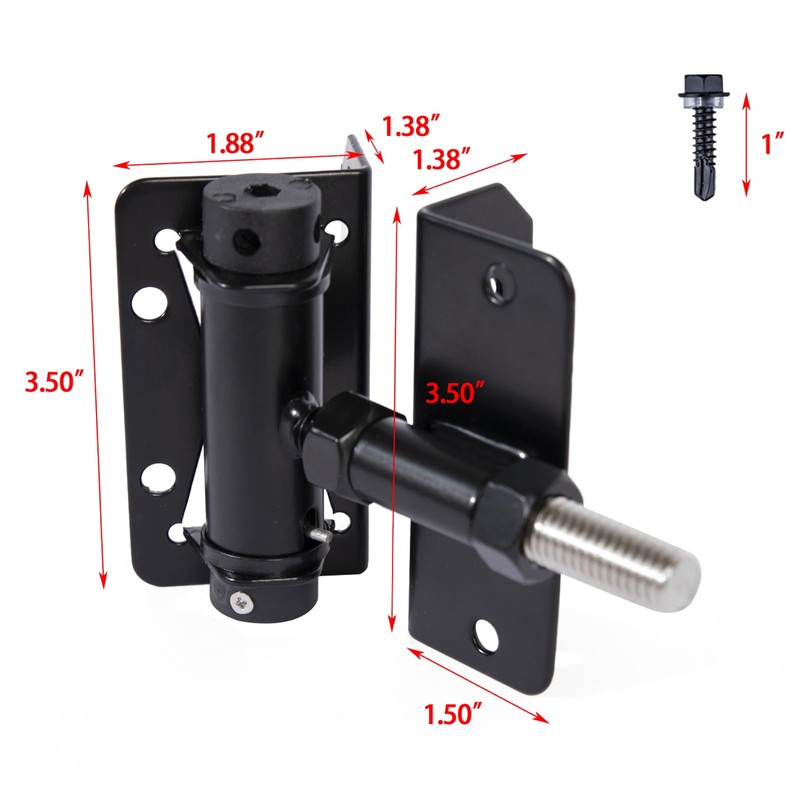 Self Closing Hinges for Vinyl/Wooden Door, Easy to Install and