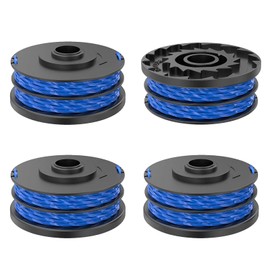 JAMSSOW Pack of 4 Replacement Spool Grass Trimmer Spool Compatible with Ryobi RAC123, Trimmer Line Spool for RLT4027, RLT4125, RLT5027, RLT6030, RLT5127, RLT6130-5132002670, Diameter 1.5 mm, 8.3 m