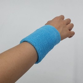 Sports Sweat-Absorbent Wristband 10cm for Tennis & Baseball Tennis Wristband 5ea