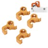 4PCS Micro Breaker Lockout Aluminum Alloy Sparkproof Circuit Breaker Lock