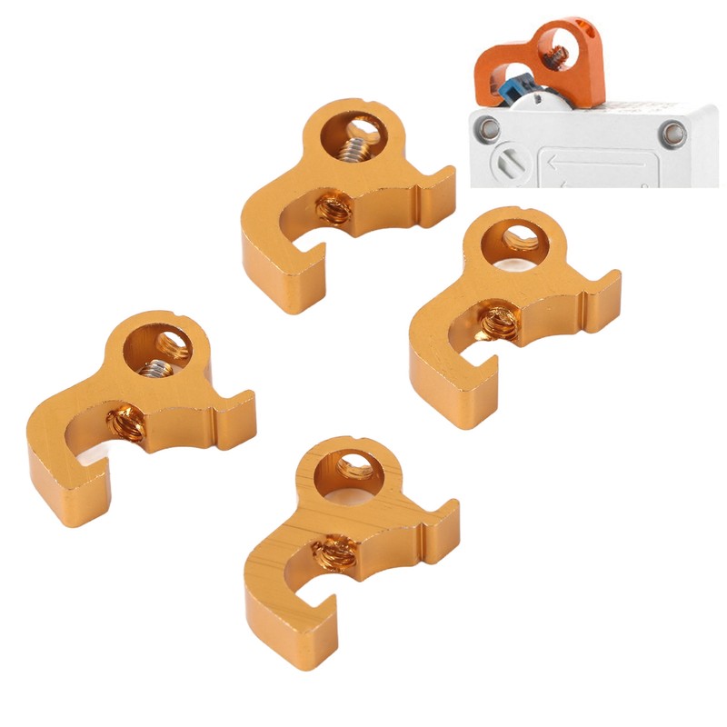 4PCS Micro Breaker Lockout Aluminum Alloy Sparkproof Circuit Breaker Lock