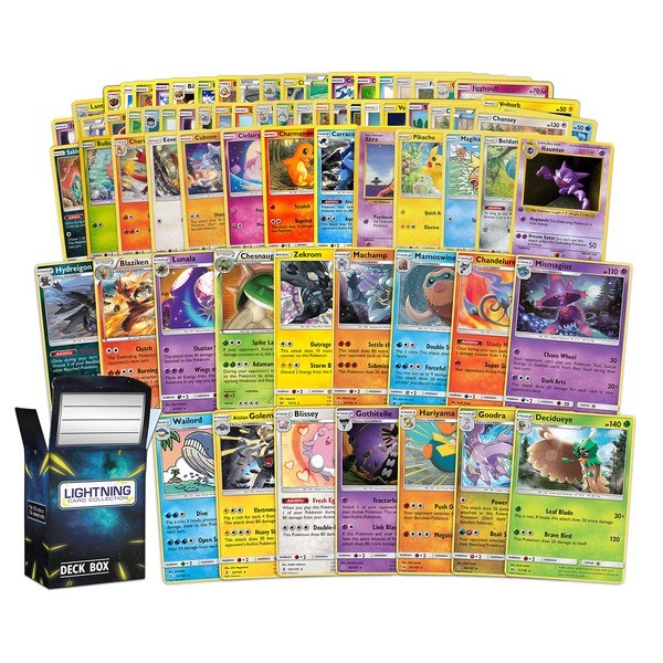 Lightning Card Collection foil Pack – 50 Random Card Includes