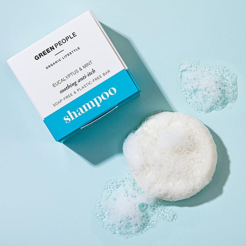 Green People Eucalyptus & Mint Shampoo Bar 50g | Natural
