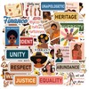 50PCS Motivational Scrapbook Stickers, Black Women Strength Self Improvement Journal