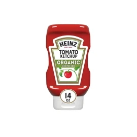 Heinz 🔴 New Exclusive HEINZ Organic Certified Grown Garden Tomato Ketchup Bottle 14oz