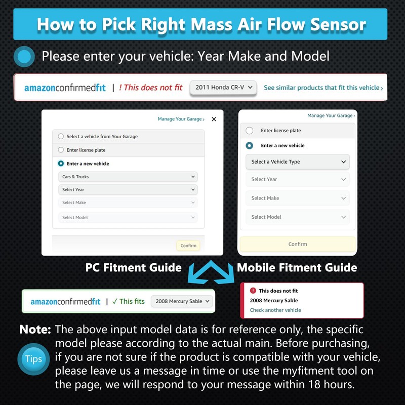 Yezoauto Mass Air Flow Sensor Maf Meter Compatible with Nissan