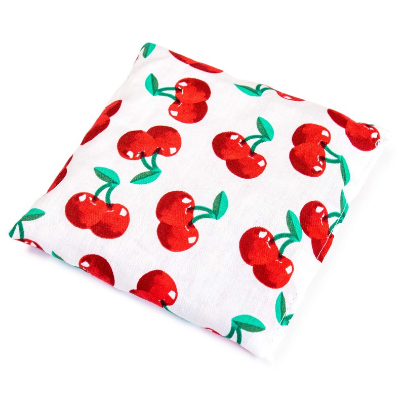 Cherry Stone Cushion 12 x 12 cm Cherry White -