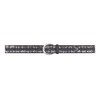 Vanzetti Women's Leather Belt Navy 40 mm with Airbrush Edges