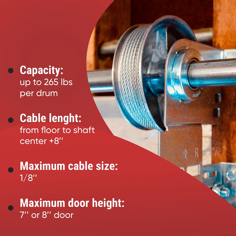 Overhead Garage Door Parts 400-8 Standard Lift, Up to 8"