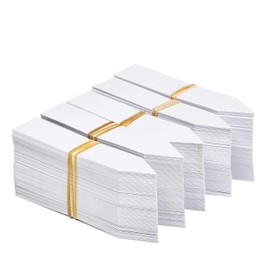 1000 Pcs 4 Inch Plastic Plant Nursery Garden Labels Waterproof Pot Markers Garden Stake Tags, White