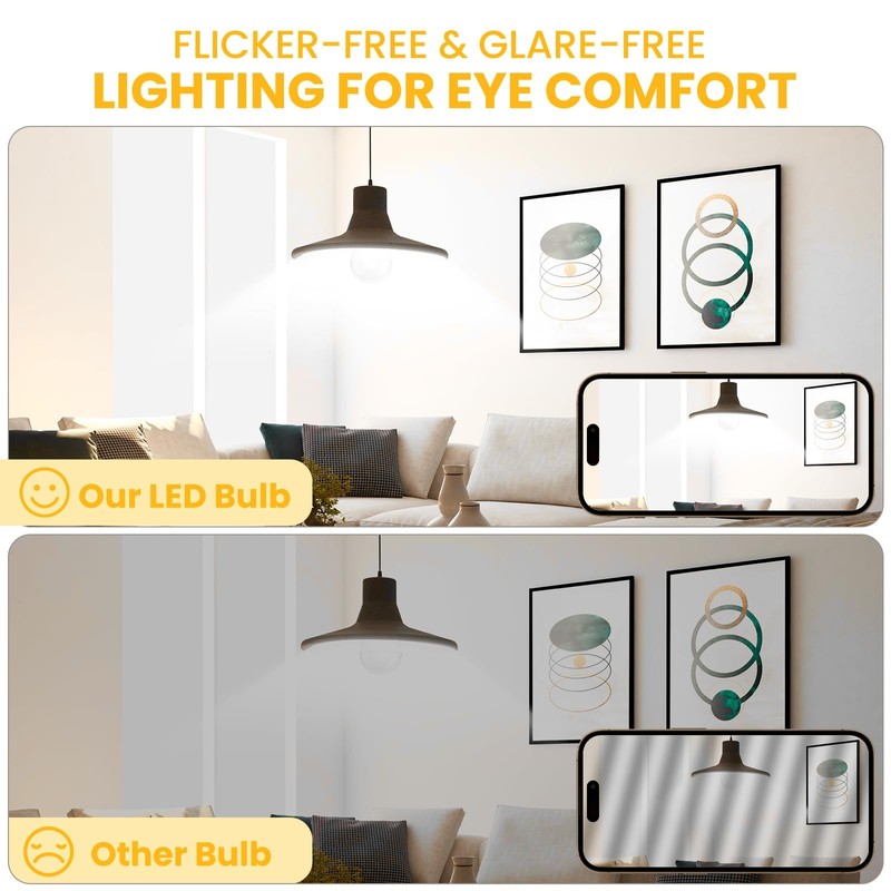 QQLXST Super Bright A21 LED Light Bulbs, 150 Watt 200