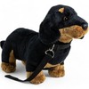 Carl Dick Dachshund Dog with lead, 10.5 inches, 30cm, Plush