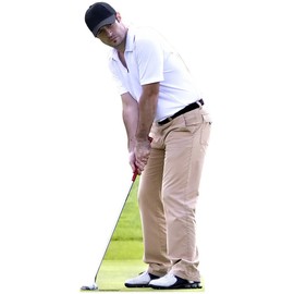 Golf Player Putting Life Size Cardboard Cutout SC2021