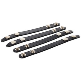 Safariland Duty Gear Chrome Snap Belt Keeper (4PACK) (High Gloss Black)