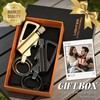 x-lighter 2 Pack of Permanent Match Lighter, Waterproof Metal Keychain