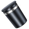 iplusmile 1pc Portable Ash Holder with Lid Led Light Design