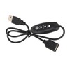 USB5V Thermostat Extension Cord Male in Female Out Flexible PVC
