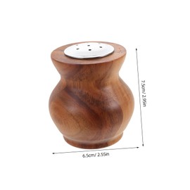 Kisangel Hand Crank Pepper Salt Pepper Shaker Sugar Canister Bottle Jar Aesthetically Pleasing Kitchen Accessory and Travel Friendly