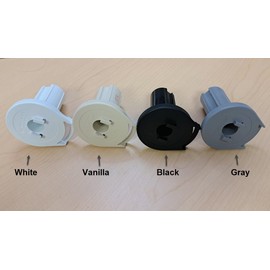 Rollease Clutch Skyline Series with Bead Stopper (Gray, SL20 1 1/2" Tube)