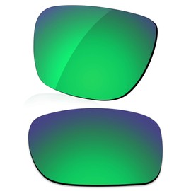 LenzReborn Polarized Lens Replacement for Oakley Holbrook OO9102 Sunglass - Lawn Green - Polarized Mirrored