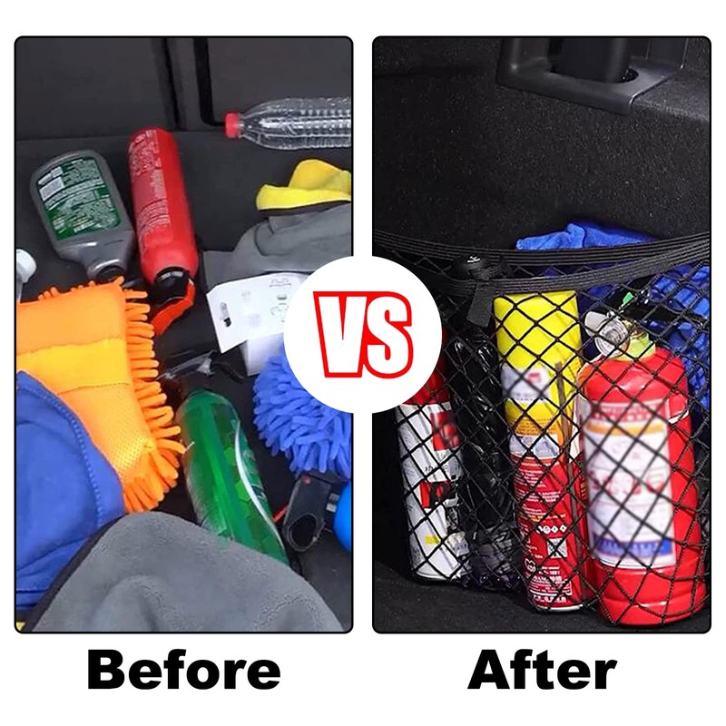 Kingsea Car Boot Storage Net Mesh Storage Net Elastic Mesh