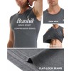Runhit Sleeveless Compression Shirt Men Tank Tops Gym Workout Mens