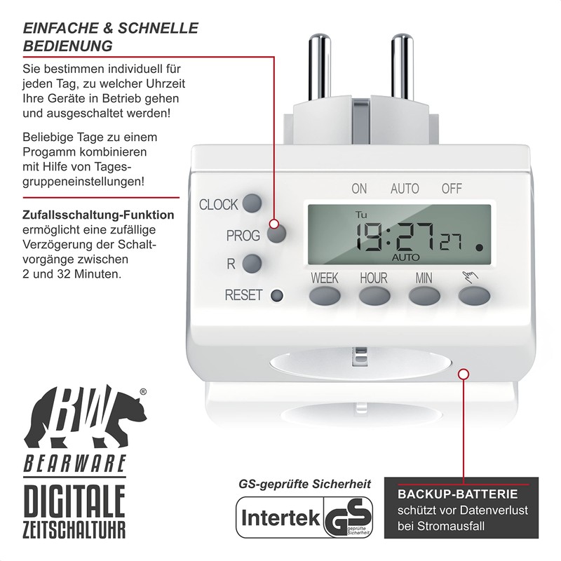 2 x Digital Timer – Weekly Digital Timer – Accurate