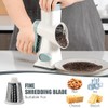KEOUKE Rotary Cheese Grater with Handle Vegetable Cheese Shredder Slicer