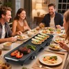 Sunvivi Electric Griddle Flat Grill: Indoor Grill with 2 Adjustable