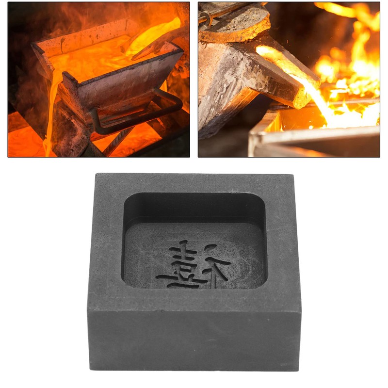 Graphite Casting Mold Thermal Stability Gold Silver Casting Ingot Mold