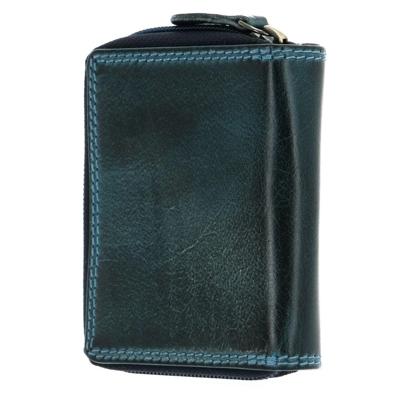 Chiemsee Leather Wallet Petrol, petrol