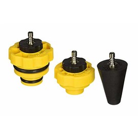 Mityvac MVA670 Power Steering Air Bleeding Adapter Kit for Hand Vacuum Pumps, Includes Universal (MVA660), Ford (MVA662) and GM (MVA661) Adapters, 1/4" Barbed Connection, Air-Tight Reservoir Seal