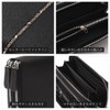 Multi-functional Large Capacity Python Switchable Long Wallet, Men's, W Zipper,