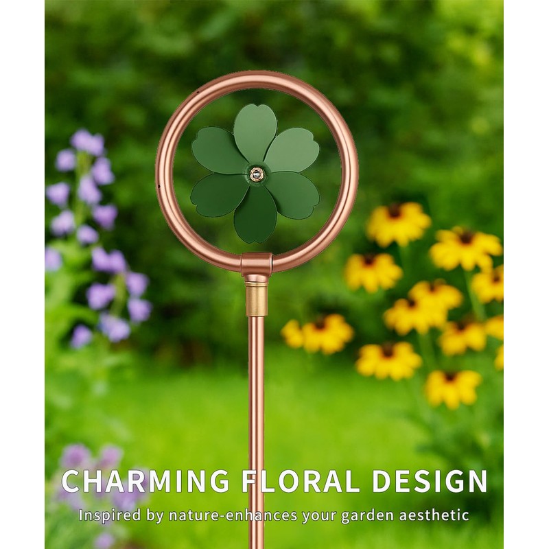 Metal Flower Sprinkler Head,Dual-Purpose Garden Decor & 360° Lawn Irrigation