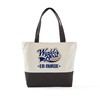 CafePress ER Nurse Wb Navytan Canvas Tote Top Zipper Closure