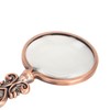 Retro Magnifying Glass Portable 3X Magnification Handheld Magnifier for Science