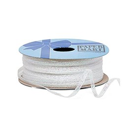 1/8" X 50 Yards Narrow Crystalized Metallic Ribbon - Iridescent - Roll 1