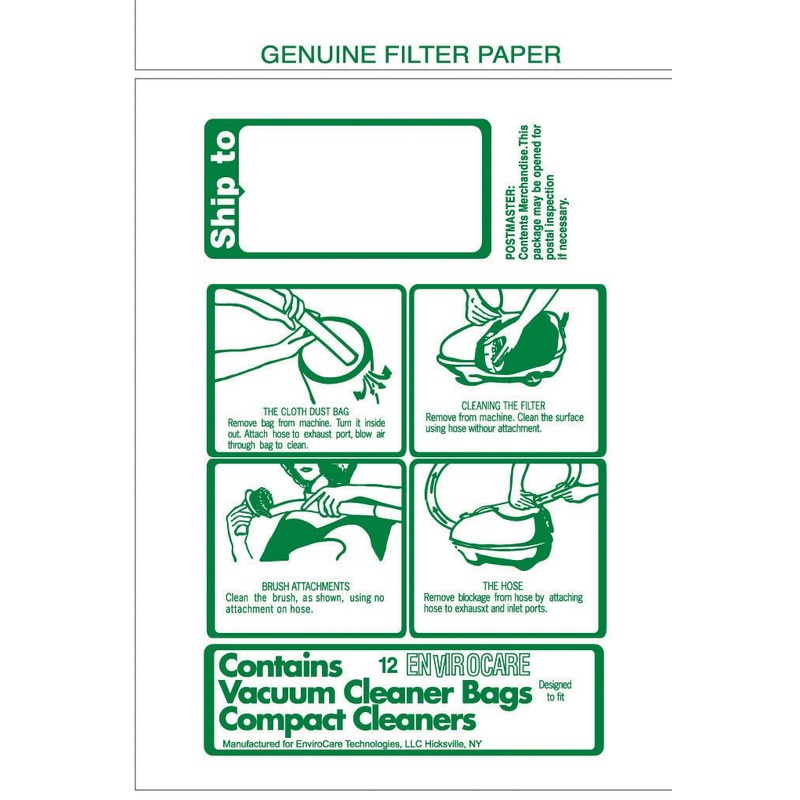 EnviroCare Replacement Vacuum Cleaner Bags Designed to Fit TriStar Compact