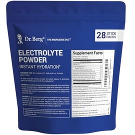 Dr. Berg Nutritionals- Paquetes de electrolitos en polvo sin azcar del Dr. Berg (paquete variado) Mezcla de bebida diaria con electrolitos 28 unidades