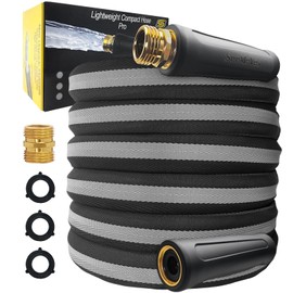50ft Garden Hose Lightweight Flexible Water Hose, Abrasion Resistant, Kink Free, Durable Sturdy Hoses 2025 Up Graded Thicken Waterhose 700 PSI for Outdoor, RV, Marine, Convenient Storage, 3/4GHT
