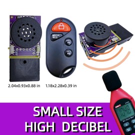 MacroTrek Cricket Noise Maker Prank with Remote-Controlled & Timer,Hidden 20-Sound Chirping Noise Device for Office Pranks,April Fools Day Gifts,Party Gags